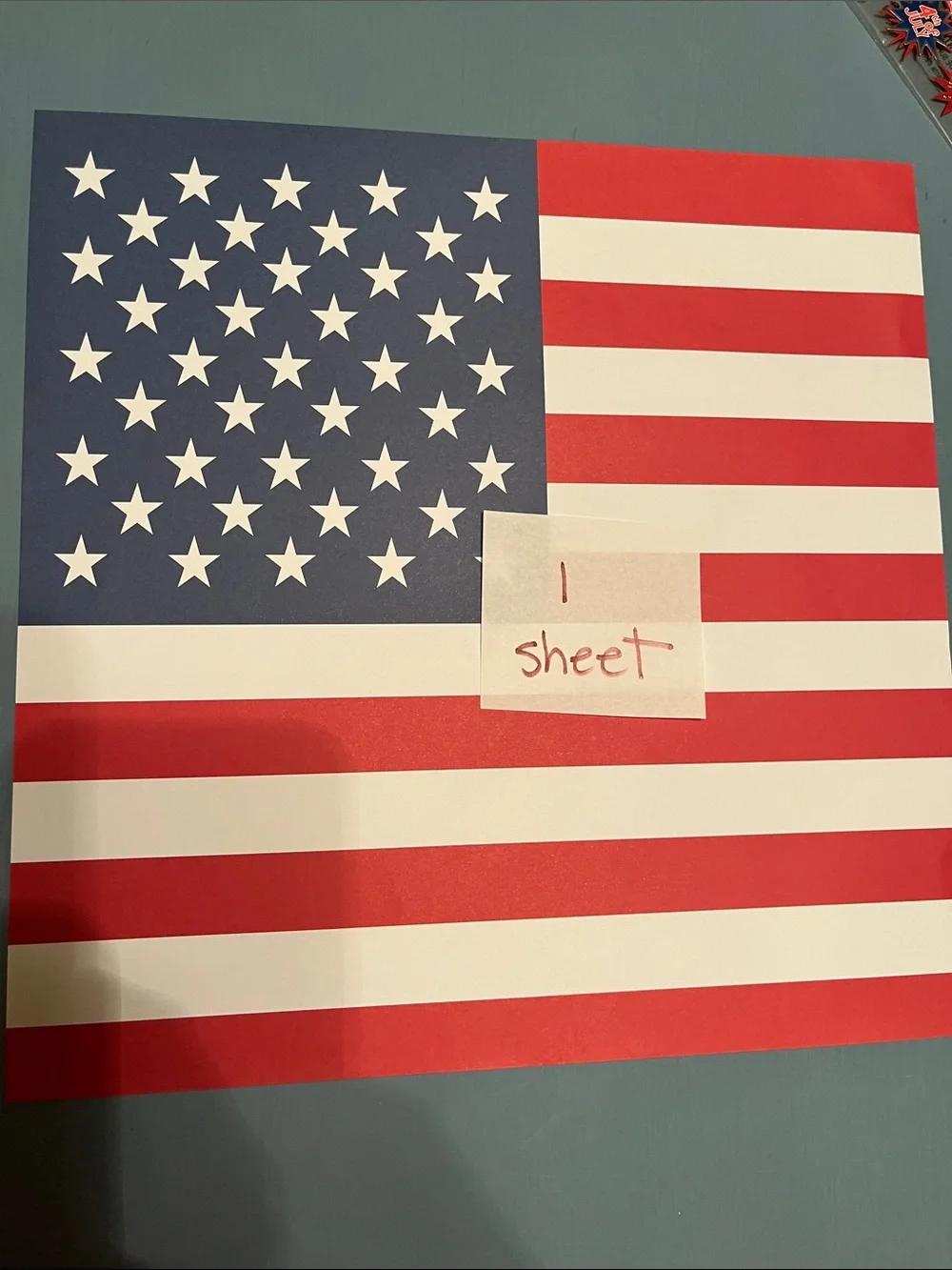 Patriotic July 4th Scrapbooking Lot | Papers, Stickers, Embellishments, Alphabet
